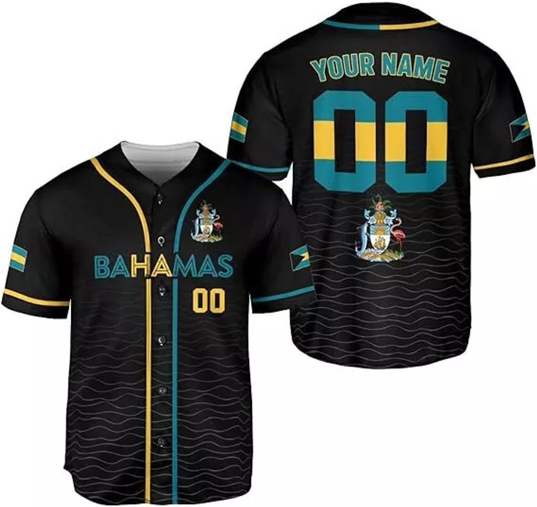 Custom Bahamas Jerseys Women Bahamas Baseball Jersey Men Bahamas Jersey Shirt
