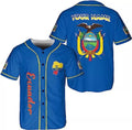 Custom Name Ecuador Baseball Jersey Shirt, Ecuador Flag Jersey, Ecuadorian Jers