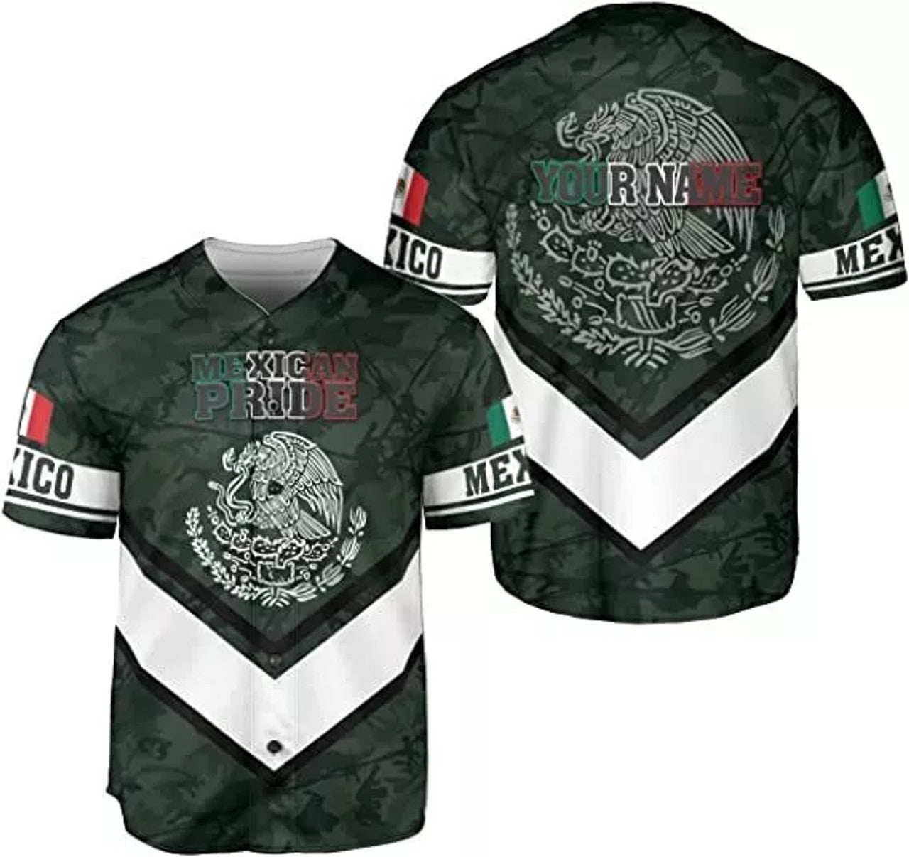 Custom Personalized Mexico Baseball Jersey Mexican Baseball Jersey for Men Women, Mexi