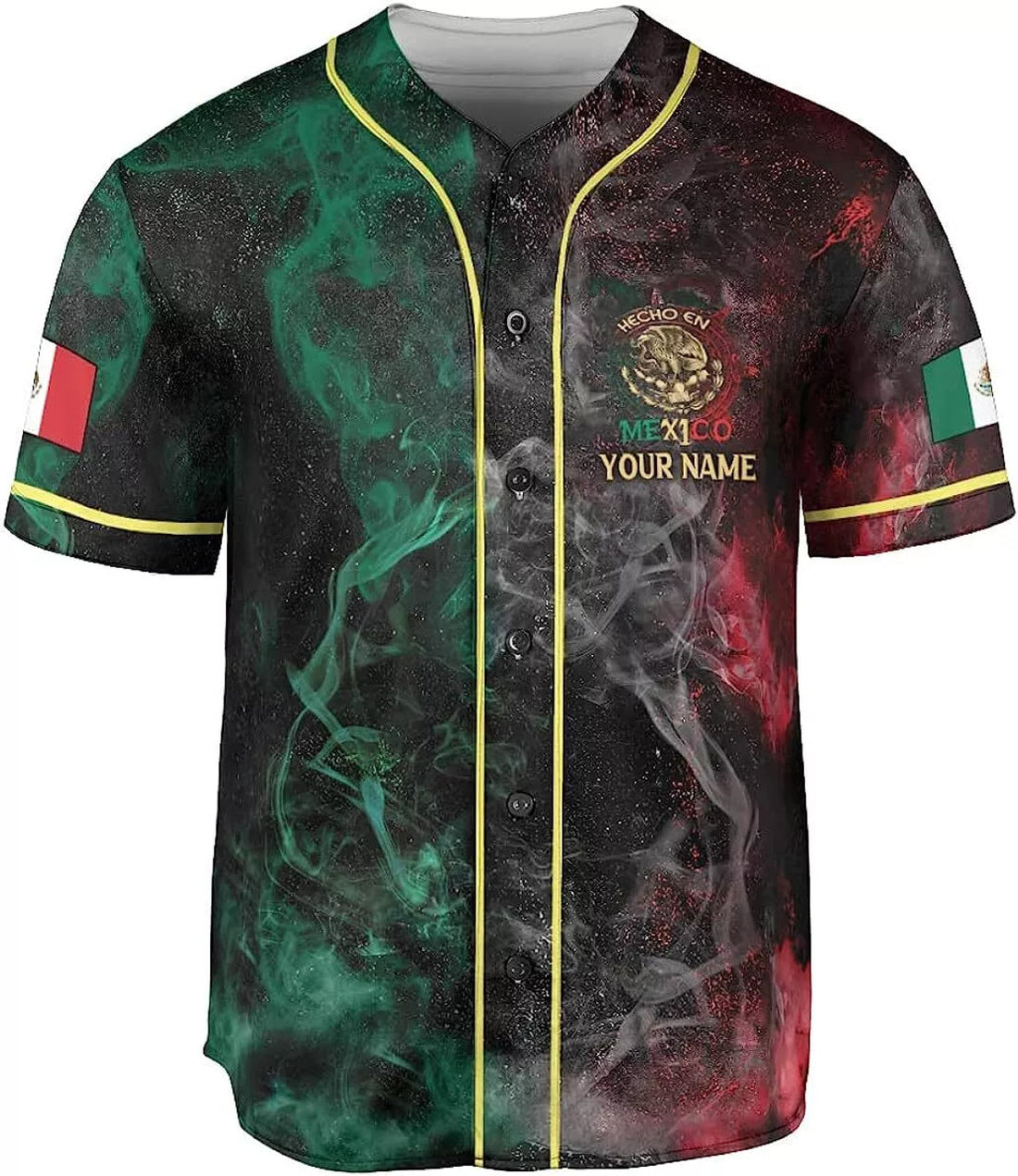 Custom Personalized Mexico Baseball Jersey, Mexican Baseball Jersey for Men Women Mexico