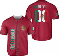 Custom Mexico Baseball Jersey Soccer Shirt Men Women Mexican Jersey Mexicana