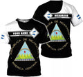 Custom 3D Nicaragua Flag Shirts Nicaraguan Camisas T-Shirt