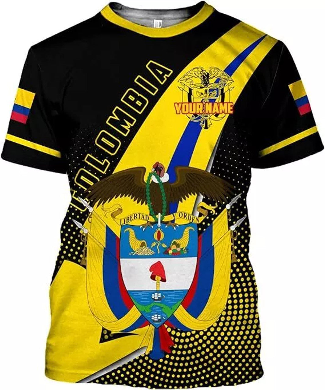 Custom Colombia Flag Shirts for Men Women, Colombian Pride , Colombia Shirt
