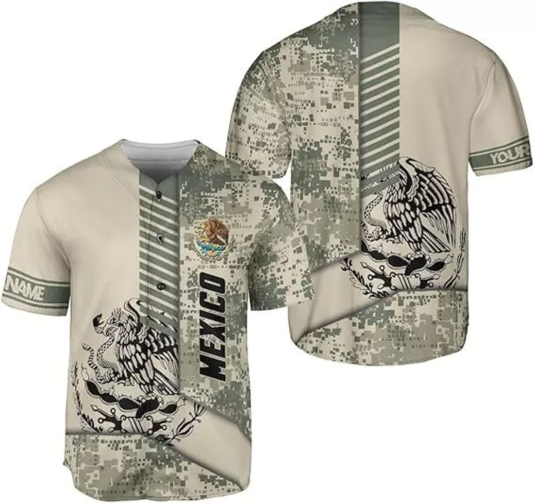 Custom Mexico Baseball Jersey Soccer Shirt Men Women Mexican Jersey