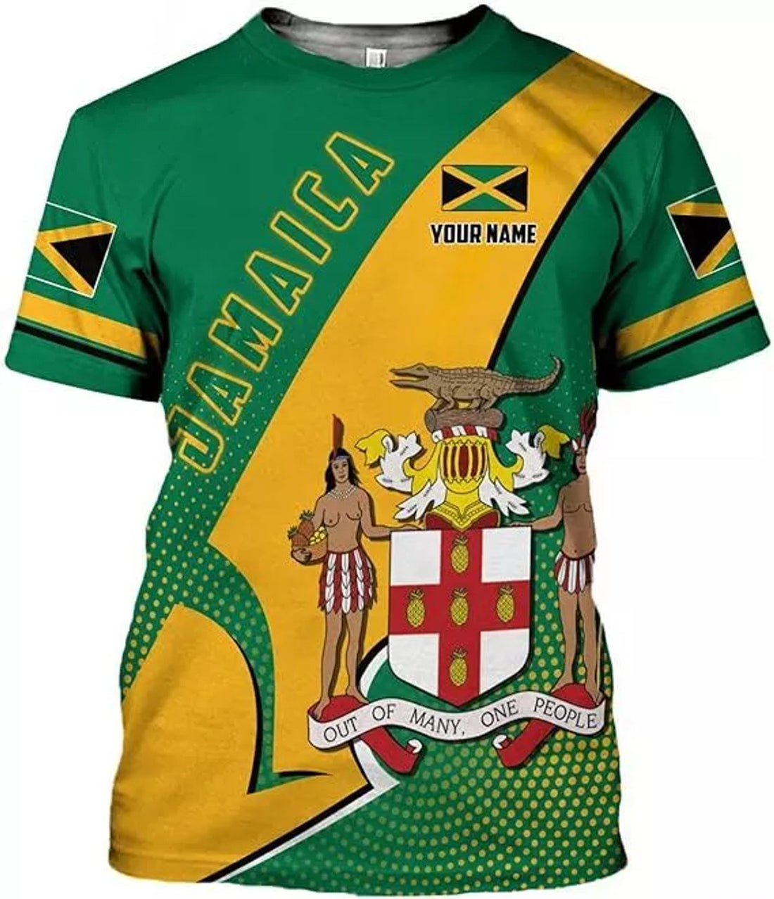 Custom Jamaica Flag Lion Shirt for Men Women Jamaican Pride T-Shirt s