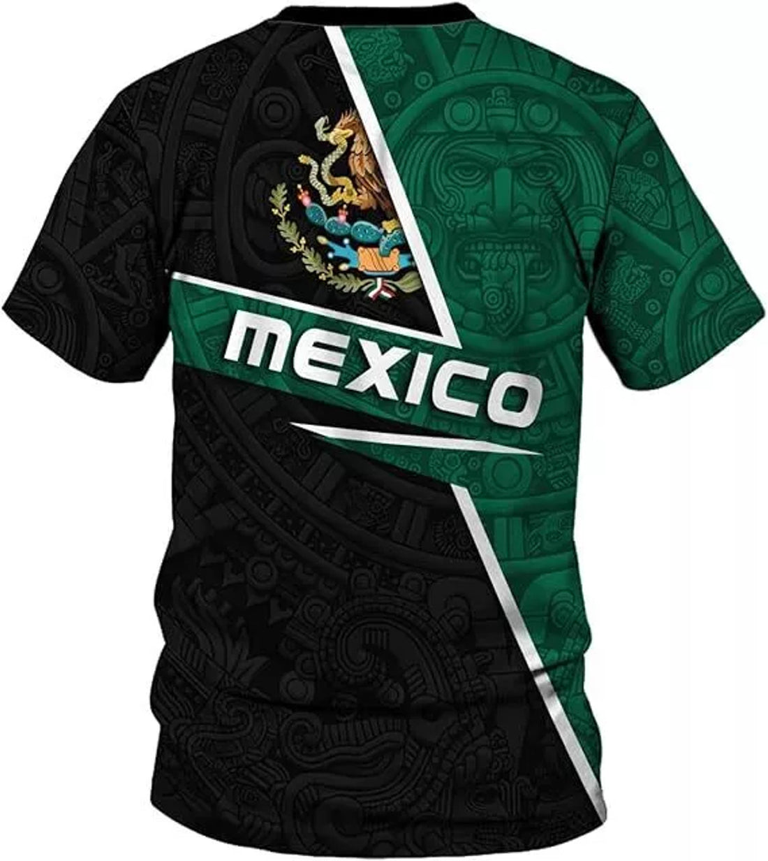 Custom Mexican Shirts for Men 3D Custom Mexico Shirts for Men Mexico Shirts for Women 3D T-Shirt