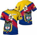 Custom Colombia Shirts Colombia Flag Shirt Colombian T-Shirt for Men Colombian T-Shirt