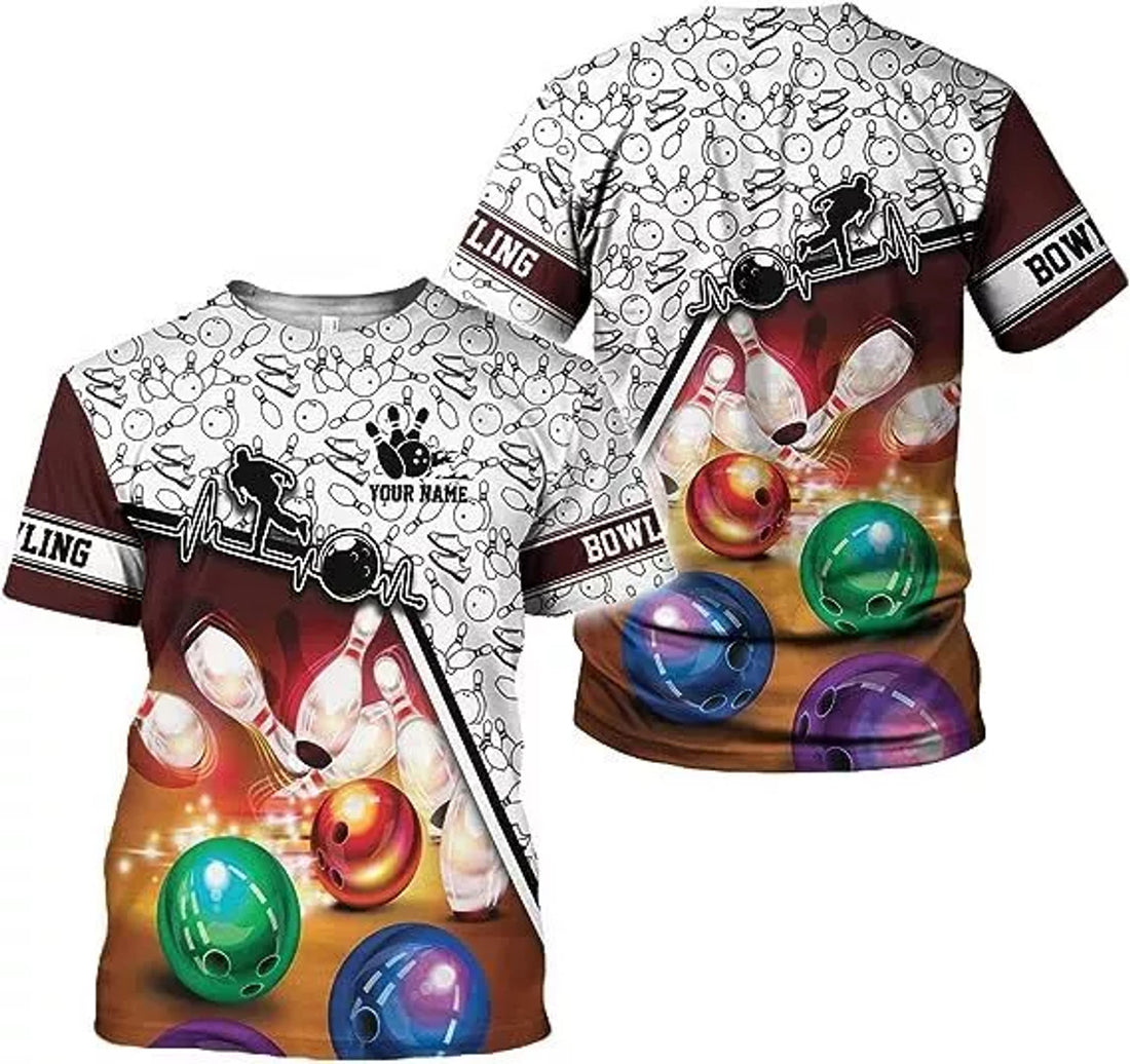 Custom Personalized Name Bowling Shirts for Men and Women 3D, Bowling Shirts for Team