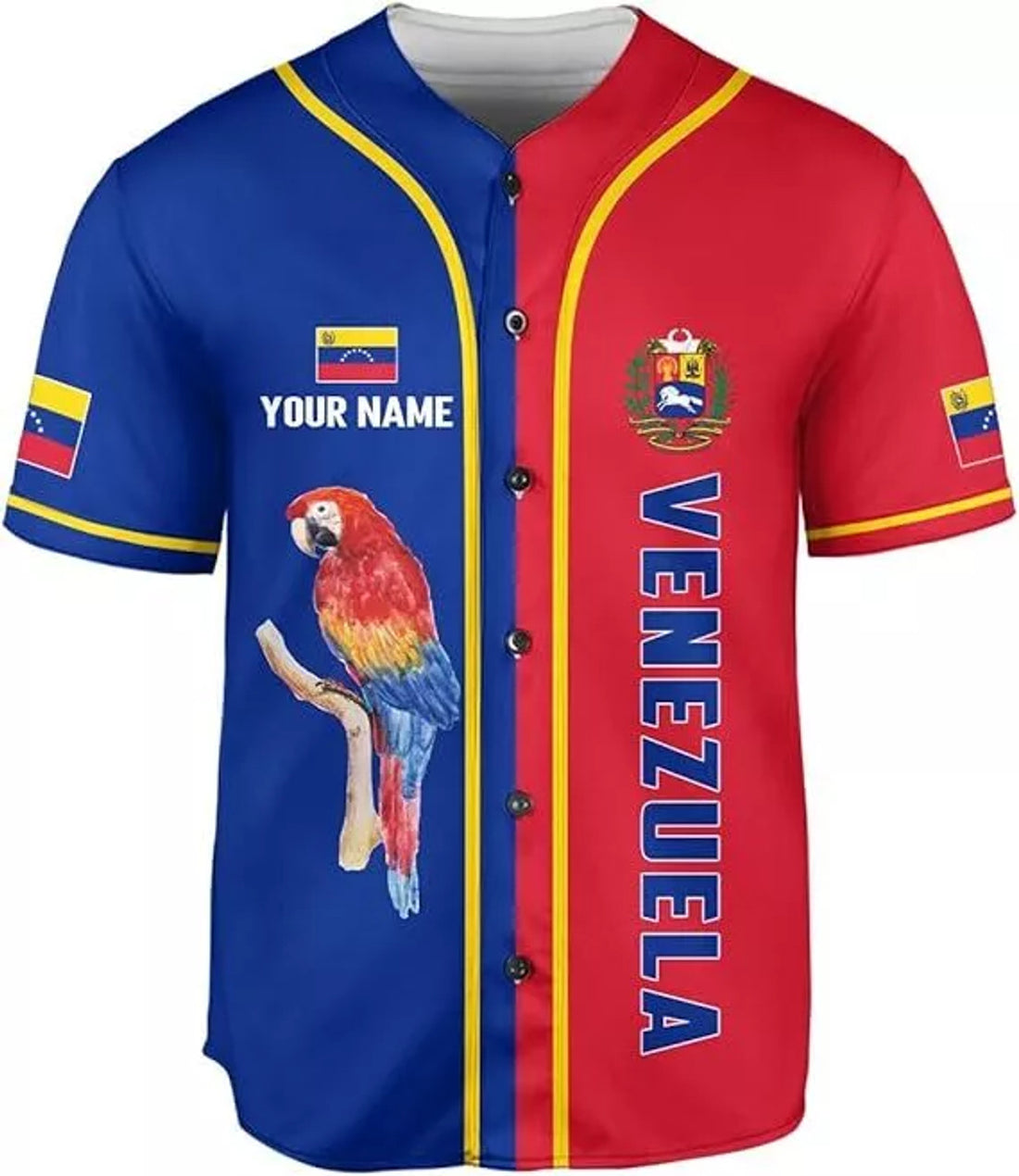 Custom Venezuela Baseball Jersey, Camisa De Venezuela, Venezuelan Jers