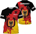 Custom Germany Shirt 3D Custom German Shirt gift for Men and Women German Flag Shirt