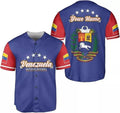Venezuelan Flag Baseball Jersey for Men - Venezuela Team Shirt