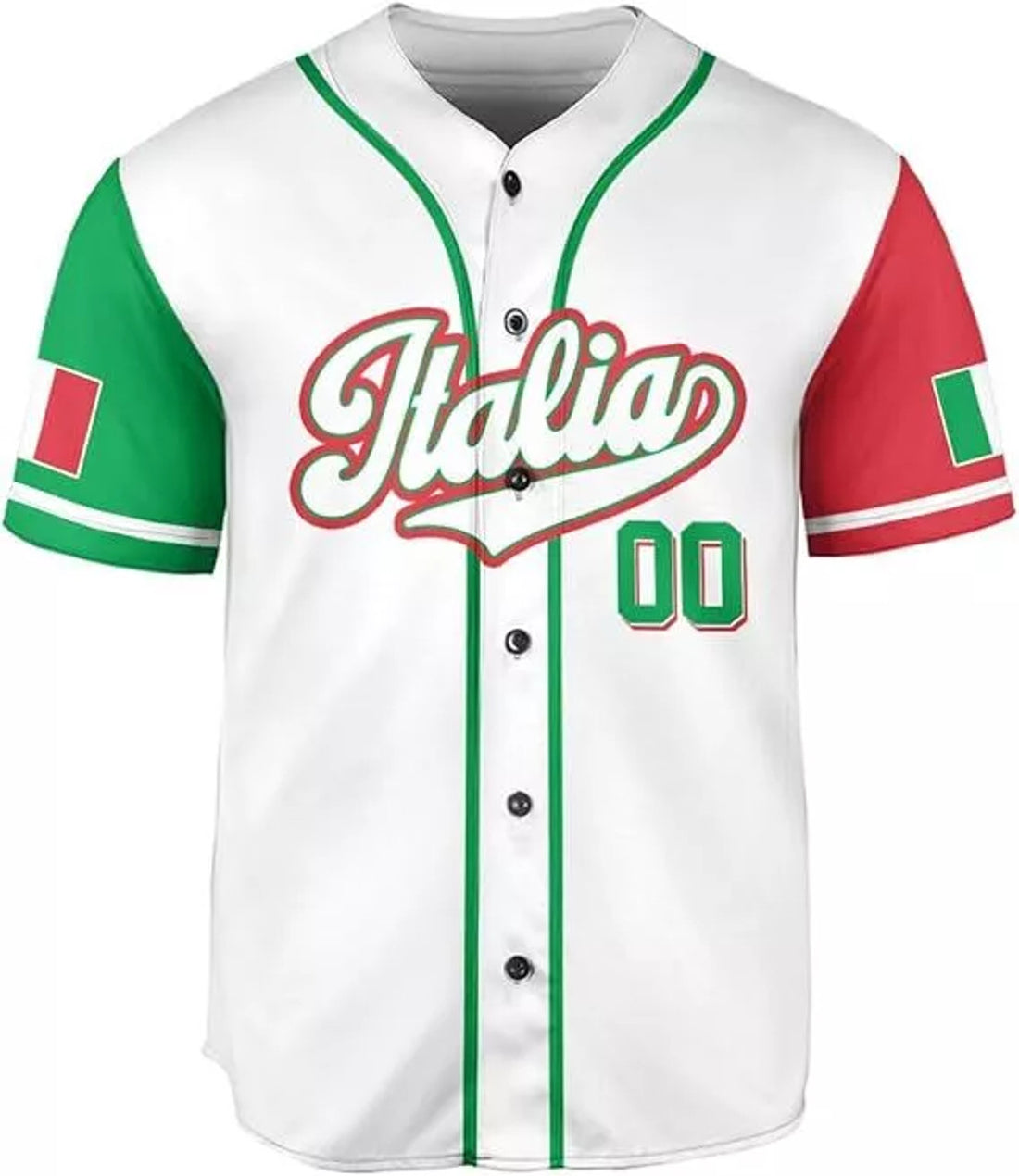 Custom Italia Baseball Jersey, Italian Shirts for Men & Women, Italian Jersey