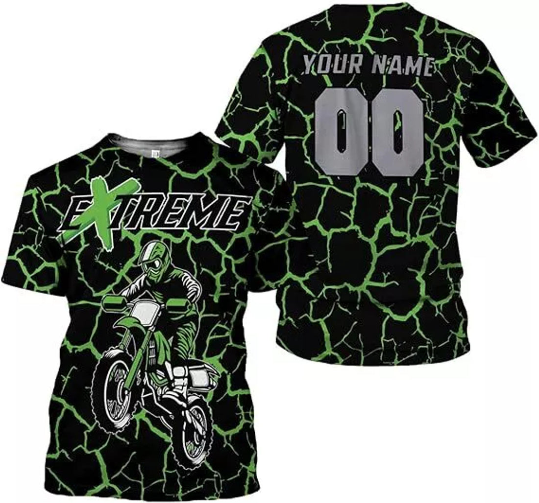 Custom Dirt Bike Shirt for Mens Motocross Shirts Jersey Dirtbike Racing Shirt