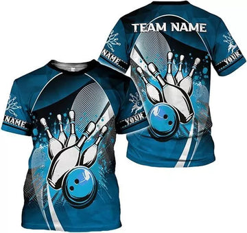Custom Bowling Shirts for Men and Women 3D, Bowling Shirts for Team Bowling