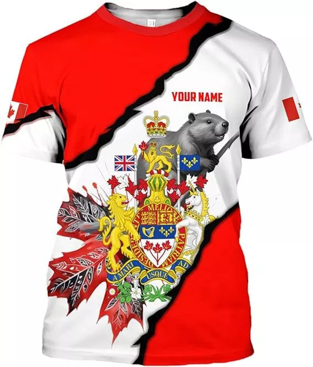 Custom Canada Shirt 3D, Canadian T-Shirt for Men and Women, Canadian Shirt