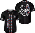 Custom Personalized Baber Shop Baseball Jersey Hairdresser Baseball Jersey Barber