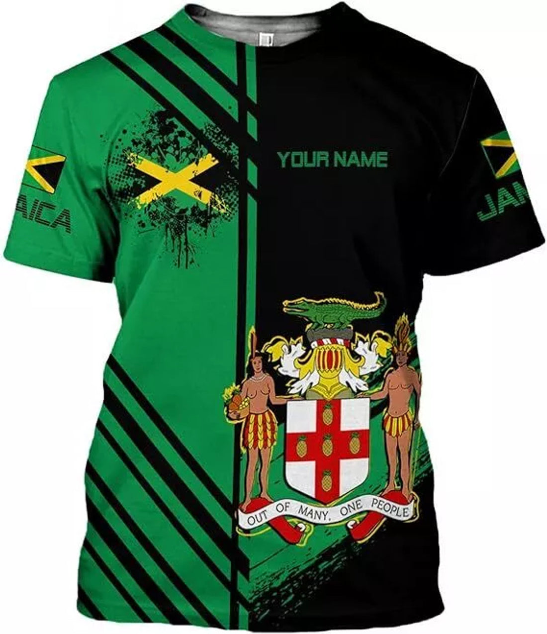 Custom Jamaica Shirts for Women and Mens Jamaica Flag Shirt Gift for Jamaica
