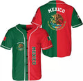 Custom Personalization Mexico Mexican Eagle AOP Baseball Jersey Unisex XS-5XL, Mexico B