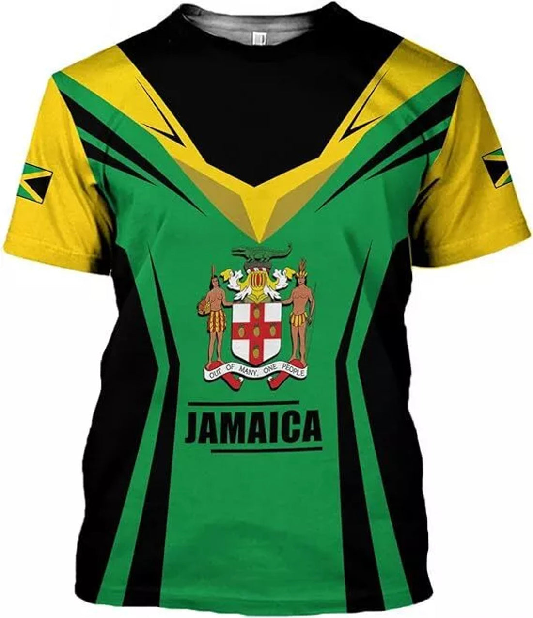 Custom Jamaica Flag Lion Shirt for Men Women Jamaican Pride T-Shirt