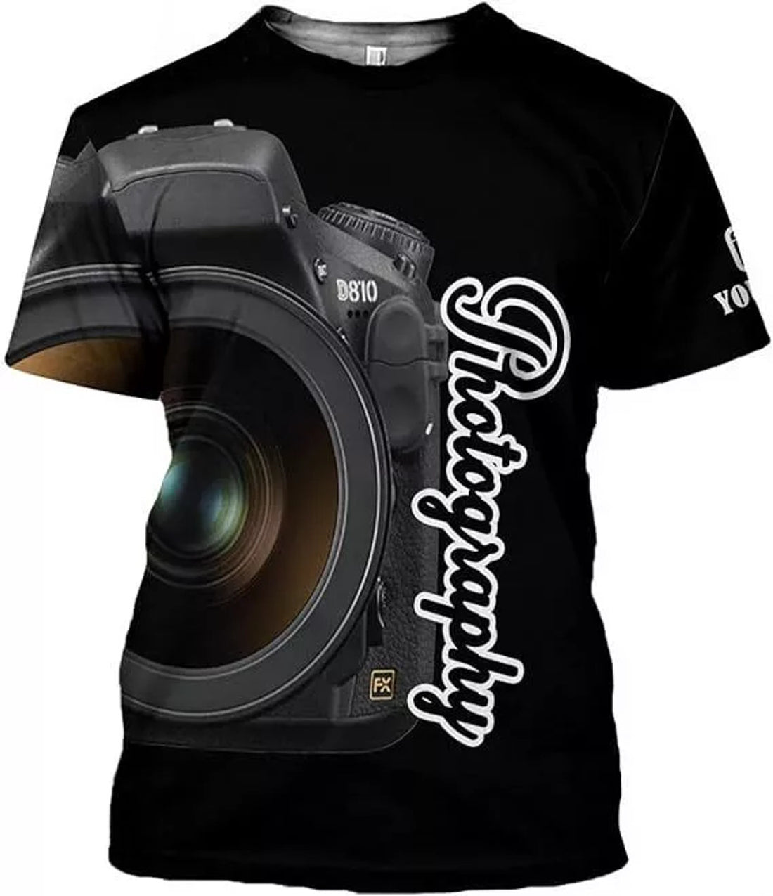Custom Photography Shirt Photographer Shirts Photographic Camera T-Shirt Men Sizes S- 5XL