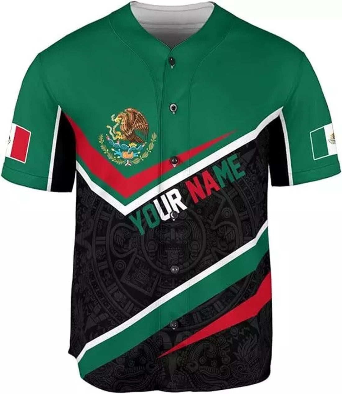 Custom Mexico Soccer Shirt Men Women Mexican Baseball Jersey