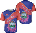Custom Personalized Costa Rica Baseball Jersey, Costa Rican Baseball Jersey for Men Wom