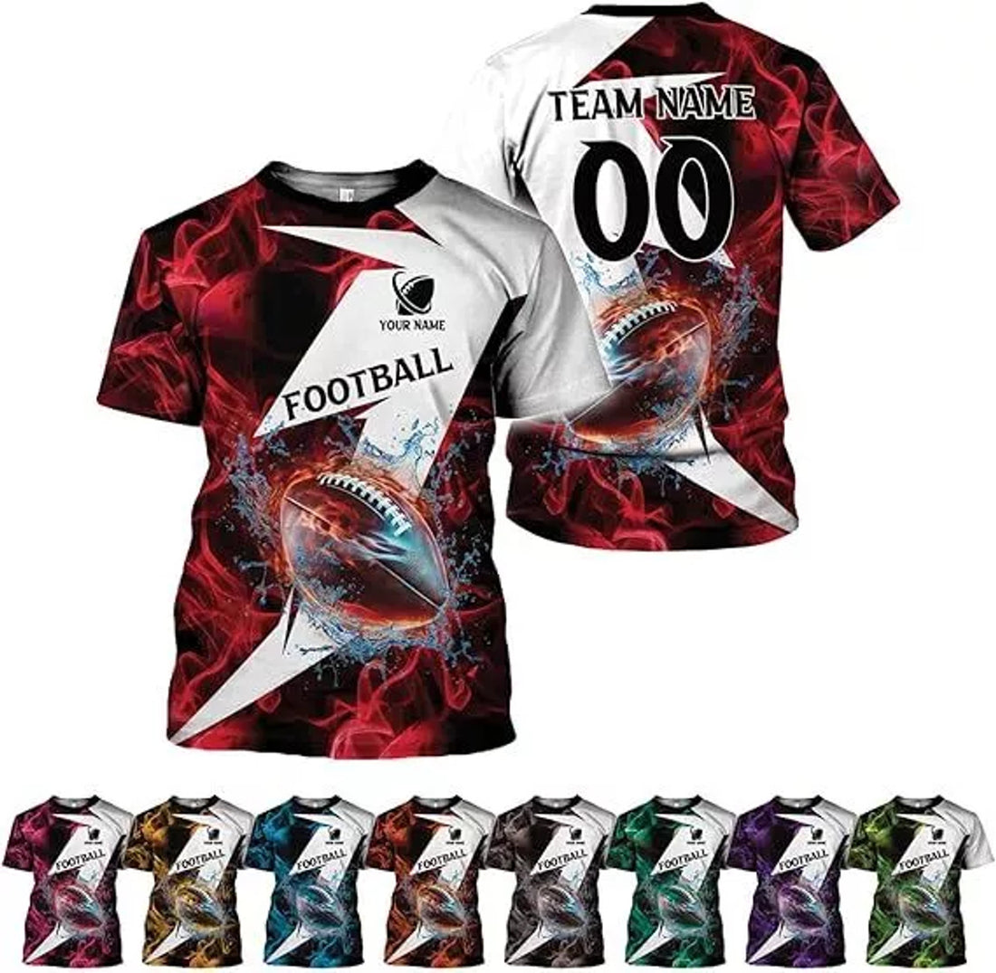 Custom 3D Football Shirts Personalized for Men Women Unique Team Shirt