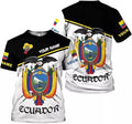 Custom Ecuador Shirt 3D, Ecuador Ecuadorian Flag Pride Gift T-Shirt, Ecuador Shi