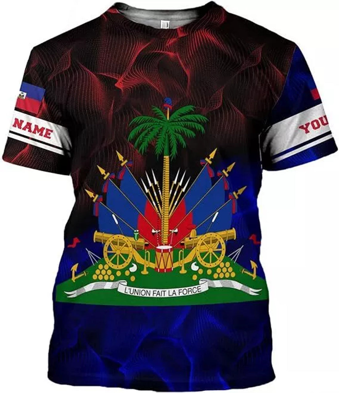 Custom Haiti Shirt Haitians Flag Pride Shirt Haiti Shirts for Men Haitian Pride T-Shirt S- 5XL