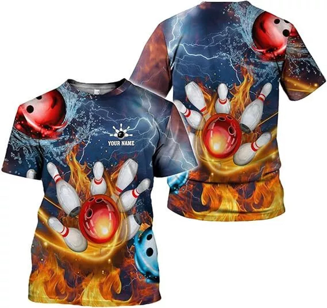 Custom 3D Bowling Shirts Bowling for Team Shirt & Gifts for Bowling Lovers