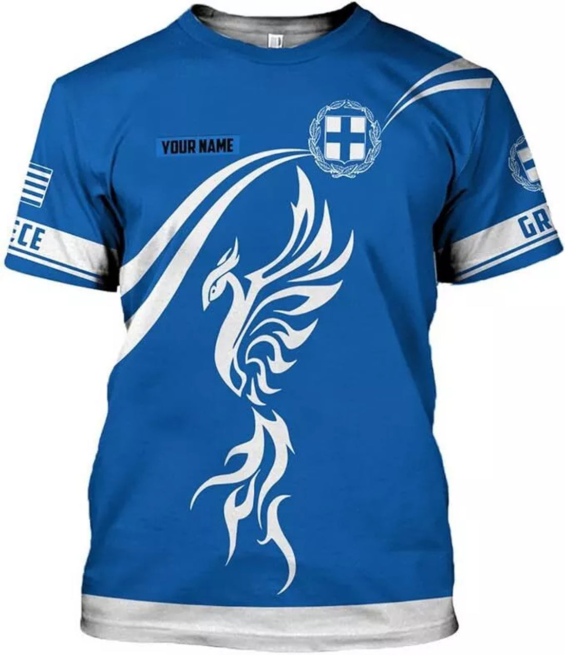 Custom Greece Shirts for Men Greece Flag Shirt Greek Lovers T-Shirt Greece Greek