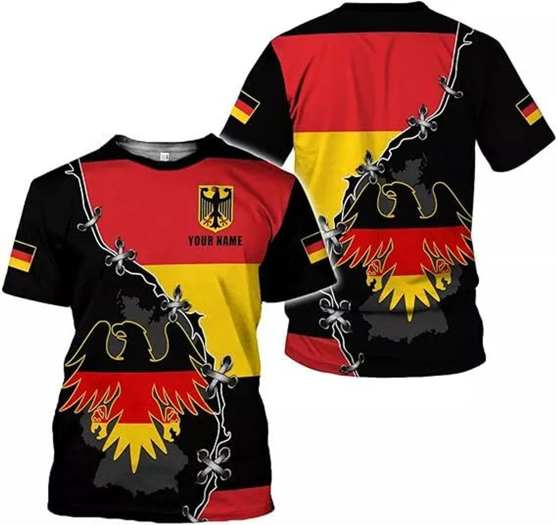 Custom German Shirt gift for Men and Women German Flag Shirt