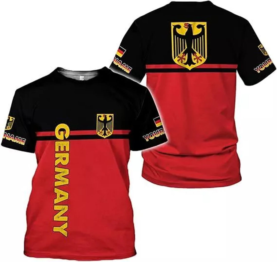 Custom Germany Shirt, Germany Soccer Flag Shirts, German Jersey for Men & Women