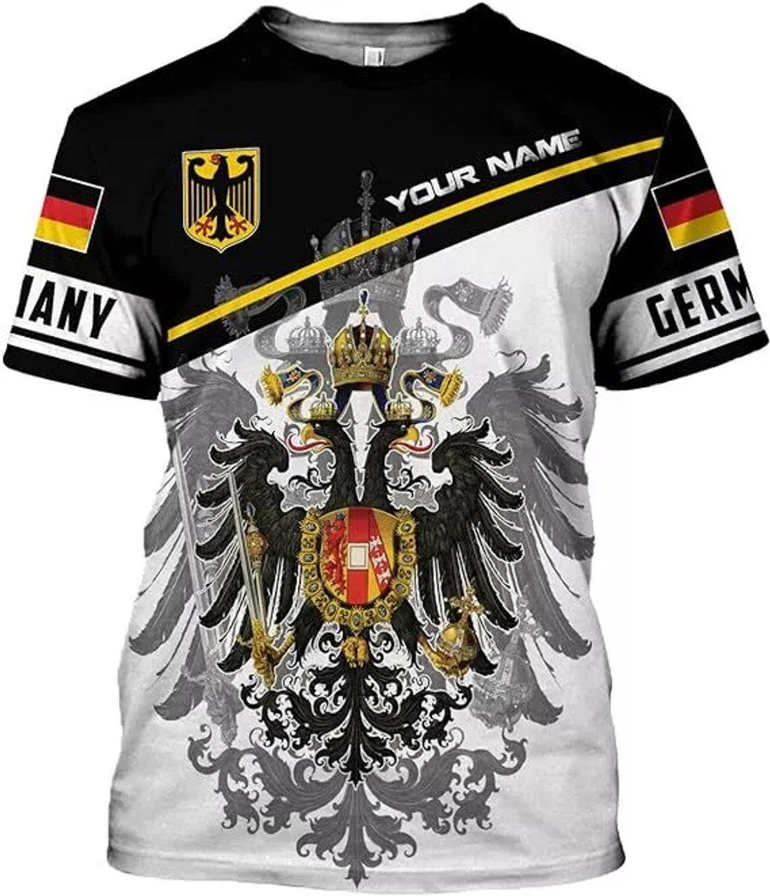 Custom Germany Shirt 3D Custom German Shirt gift for Men and Women German Flag
