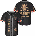 Custom Personalized Baber Shop Baseball Jersey Hairdresser Baseball Jersey Barber Life