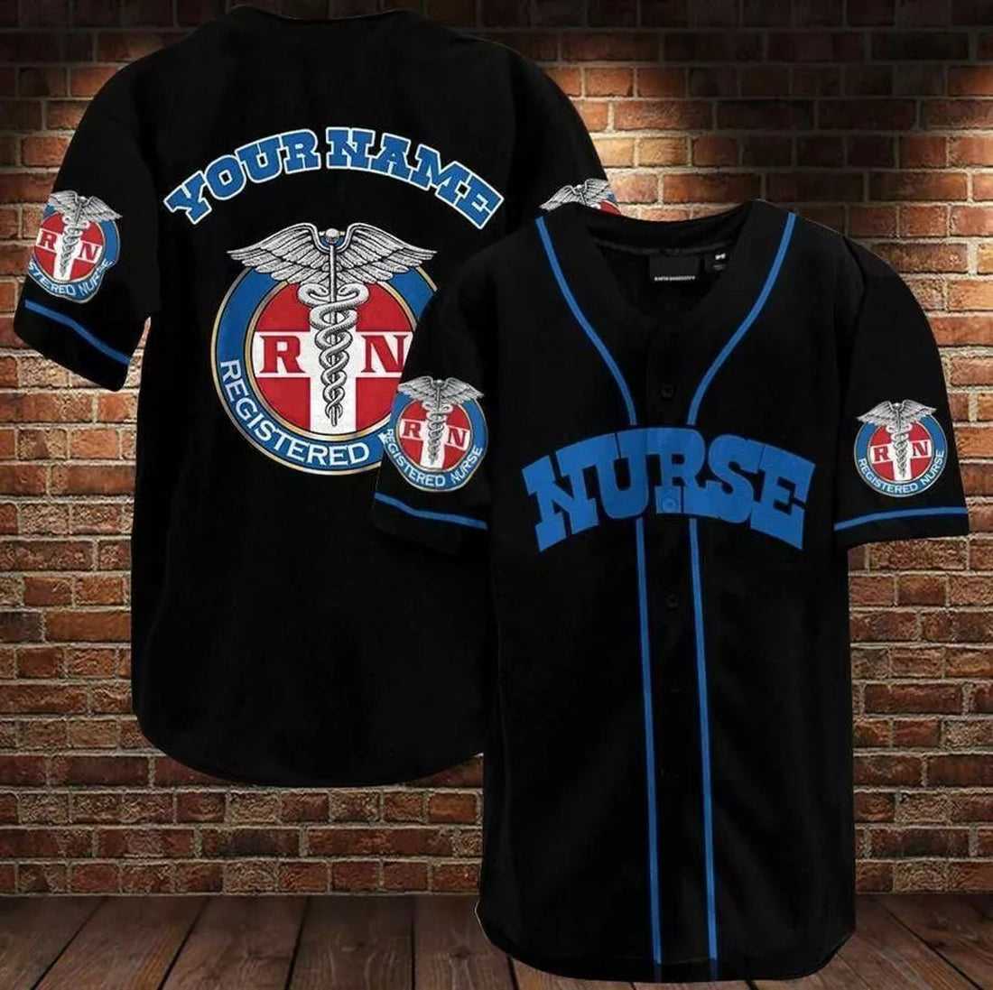 Custom Nurse Symbol Custom Name Baseball Jersey h Shirt 3d s 5xl Men Dad Father Day Gif