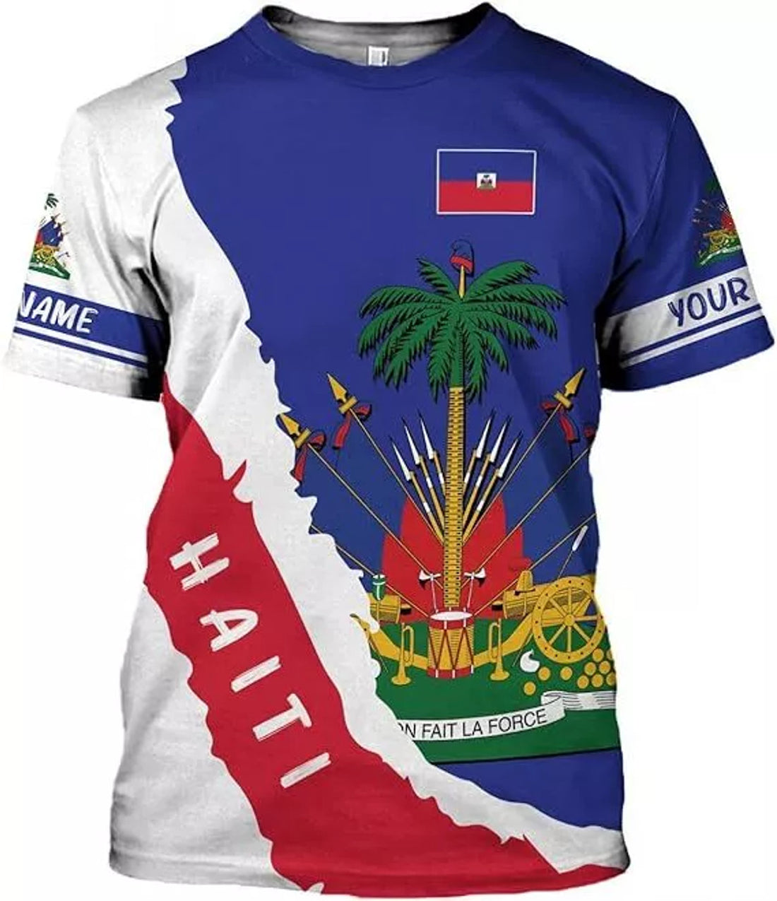 Custom Haiti Shirt Haiti T-Shirt Haiti Shirts for Men Women Haitian Pride 3D T-Shirt
