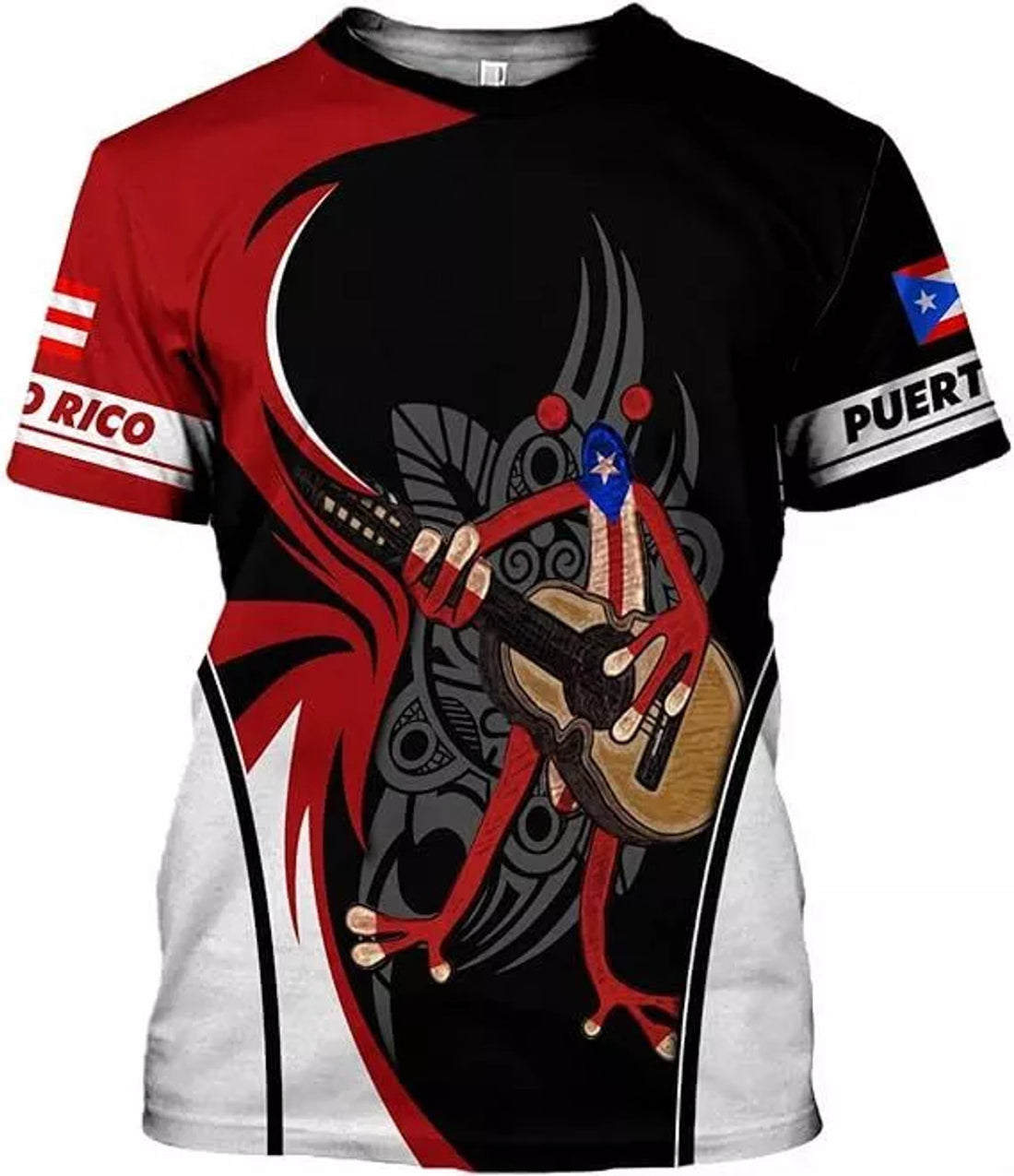 Custom Puerto Rico Shirts 3D Puerto Rico Shirt Puerto Rico Flag T-Shirt for Men