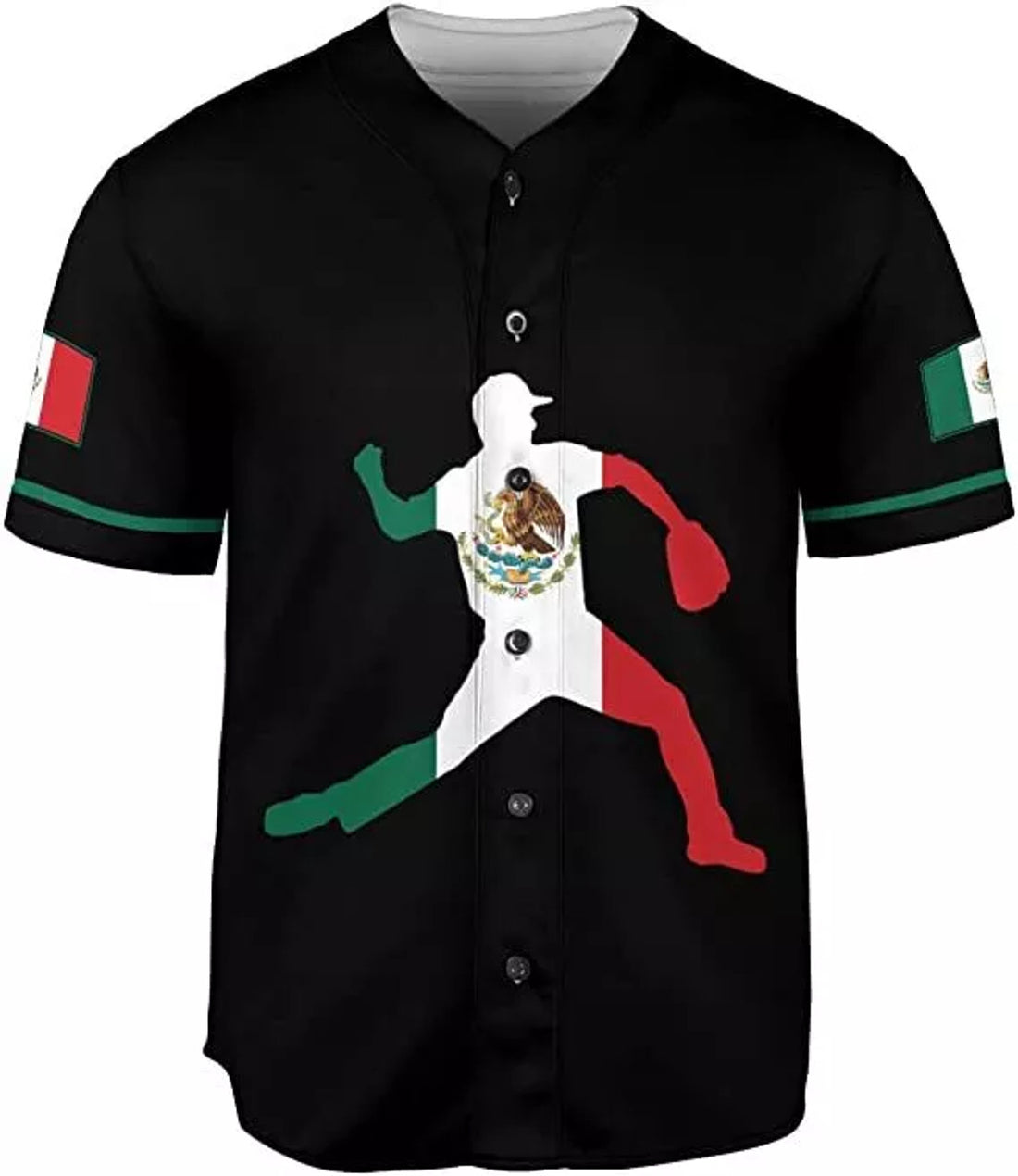 Custom Name Mexico Mexican Baseball Shirt Customize Team Name Mexican Aztec Baseball Jerseyaseball Jersey