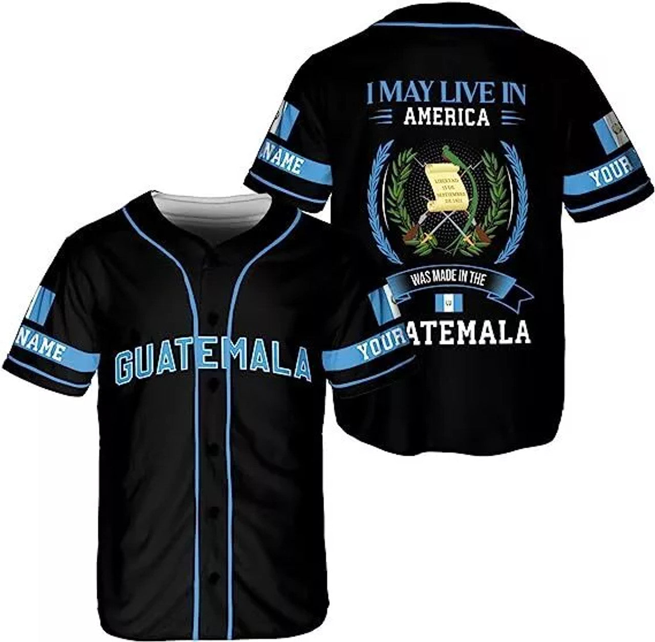 Custom Personalized Guatemala Baseball Jersey Custom Guatemala Jersey for Men Women