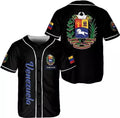 Custom Personalized Venezuela Baseball Jersey, Proud Venezuelan Flag Jersey for Men Wome