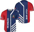 Custom Dominican Republic Baseball Jersey Shirt,Team Name Republic Dominic