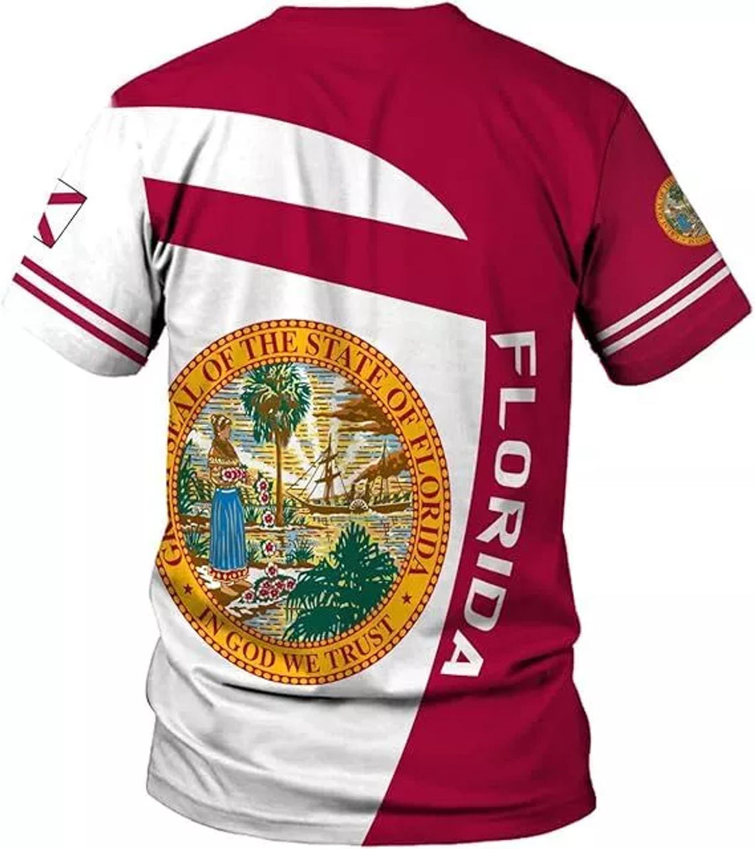 Custom Florida Shirt 3D, Florida Flag Shirts Custom for Men Women, Unisex Florida Tshir
