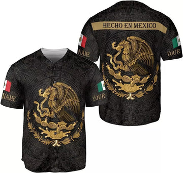 Custom Personalized Mexico Baseball Jersey, Mexican Baseball Jersey for Men Women, Mexico
