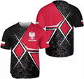 Custom Poland Baseball Jersey Shirt Women & Men