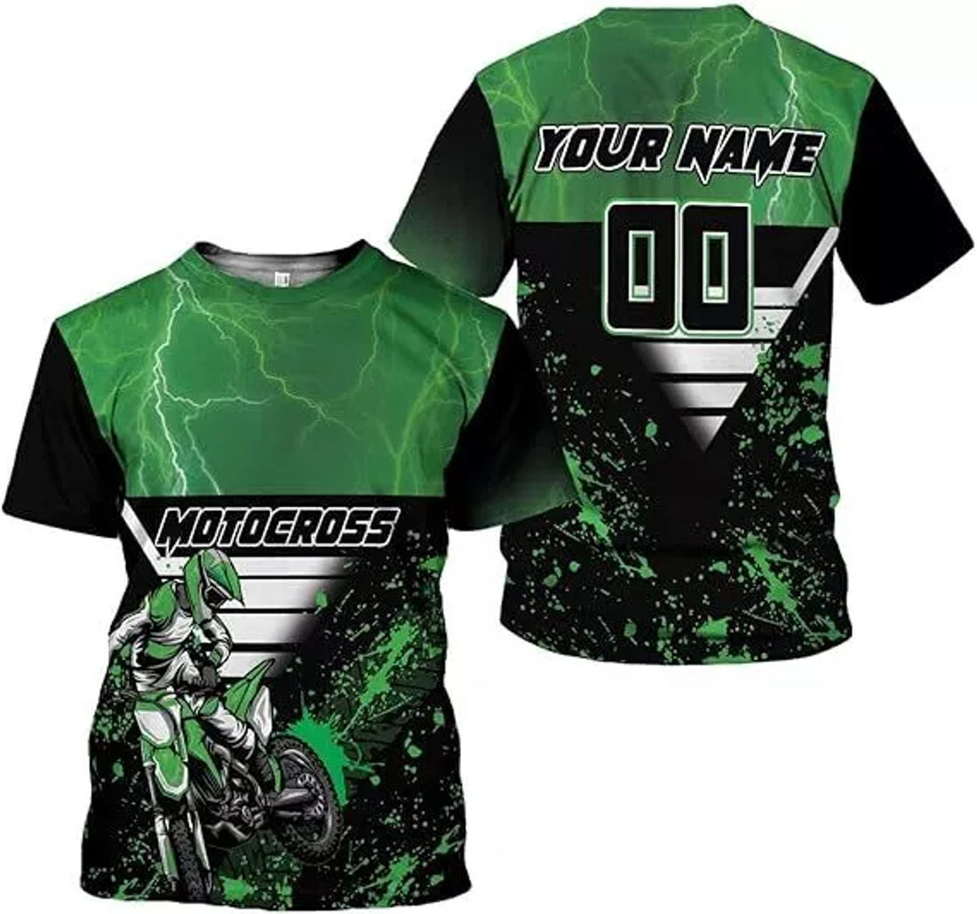 Custom Dirt Bike Shirt for Mens Motocross Shirts Jersey Dirtbike Racing