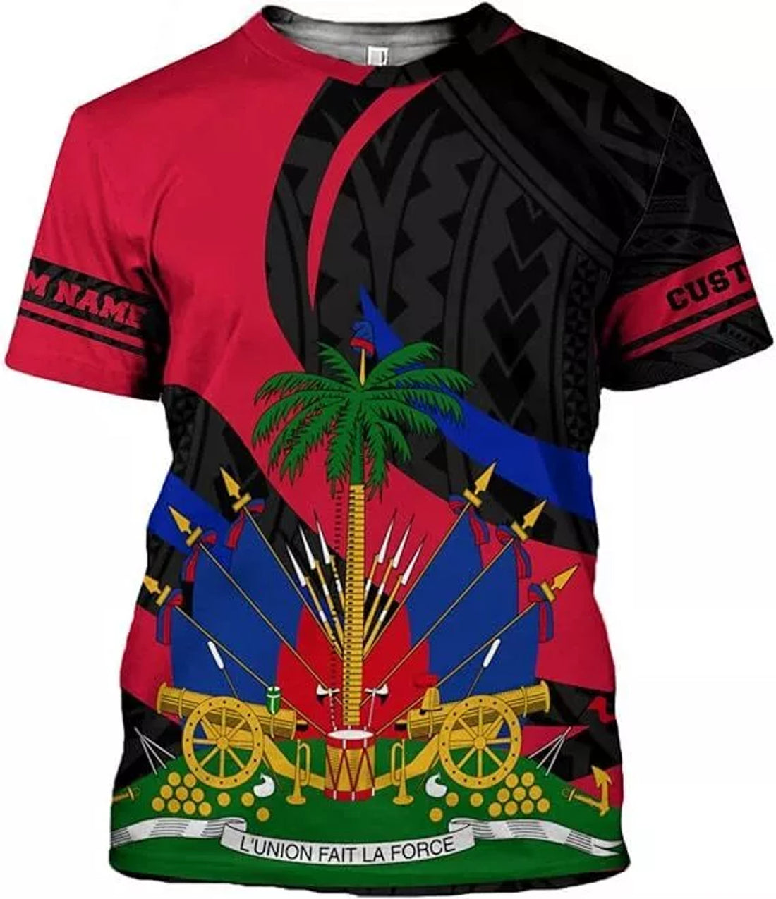 Custom Haitians Flag Pride Shirt Haiti Shirts for Men Haitian Pride T-Shirt S- 5XL