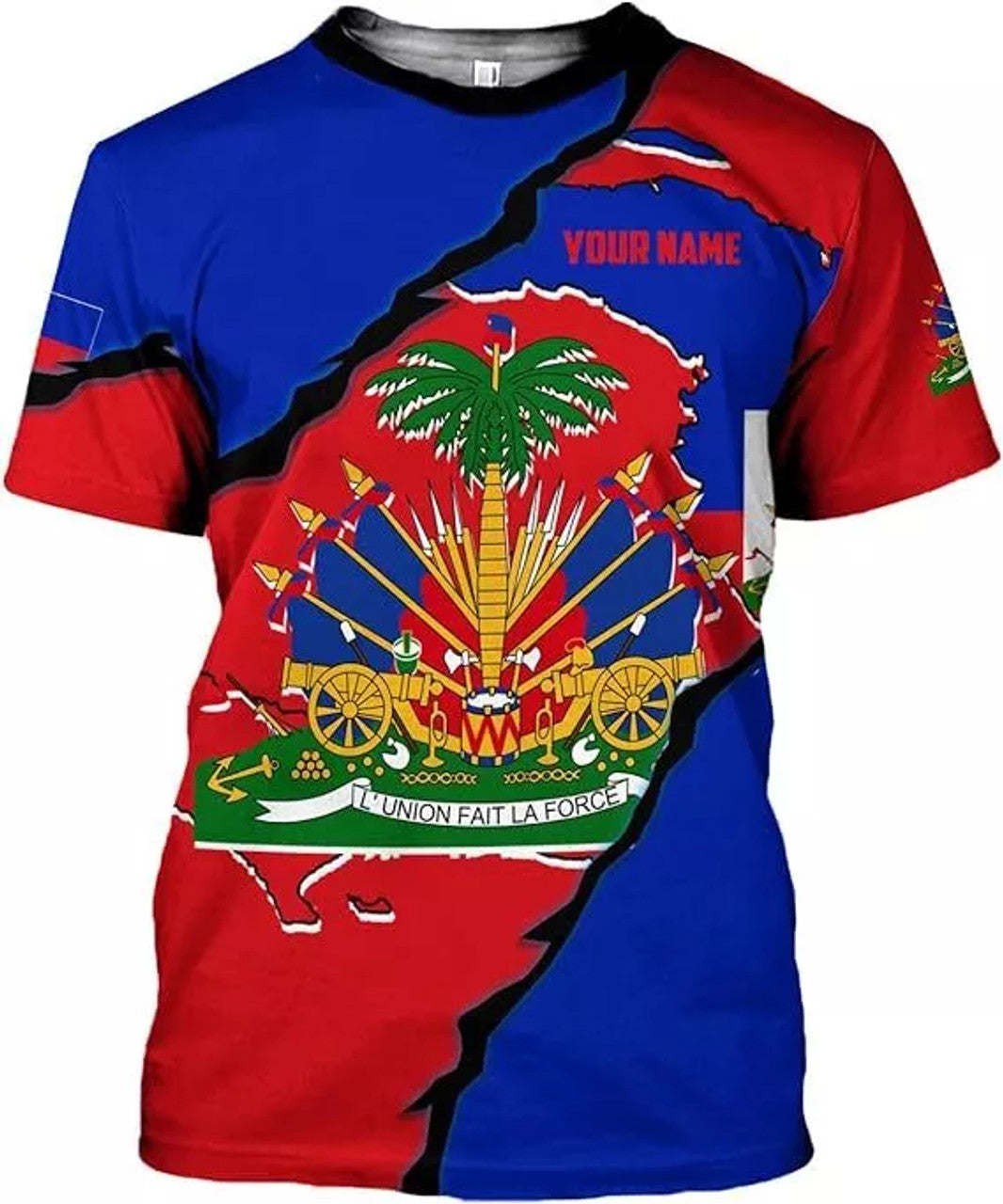 Custom Haitians Flag Pride Shirt Haiti Shirts for Men Women, Haitian Pride T-Shirt