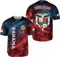 Custom Personalized Panama Baseball Jersey Camisa Shirt, Panamanian Flag Jersey Panama