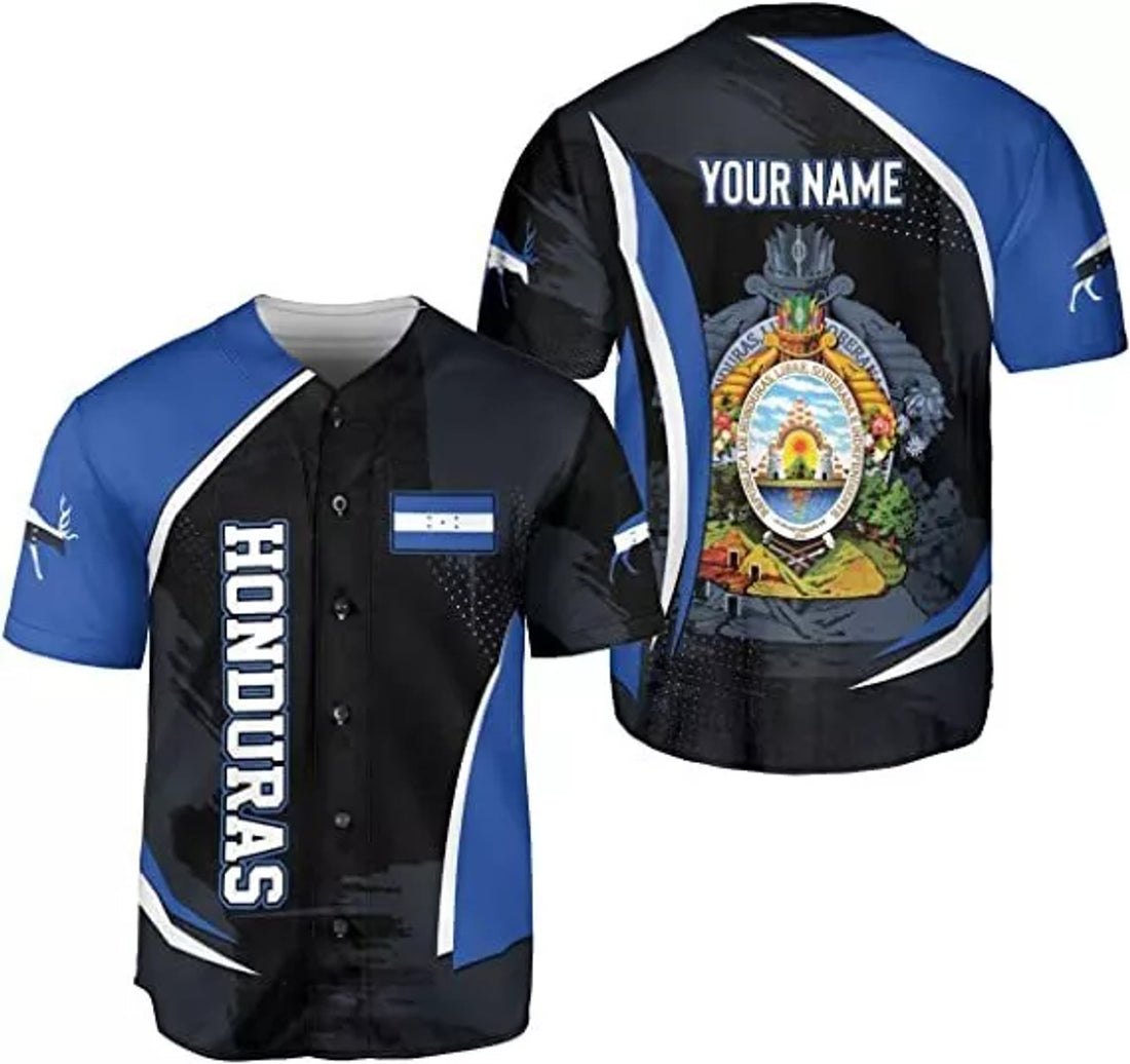 Custom Personalized Honduras Baseball Jersey Shirt, Honduras Jersey for Men and Women,